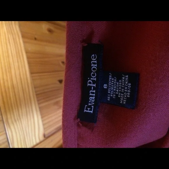 Vintage Evan Picone Wrap Skirt - Picture 5 of 5